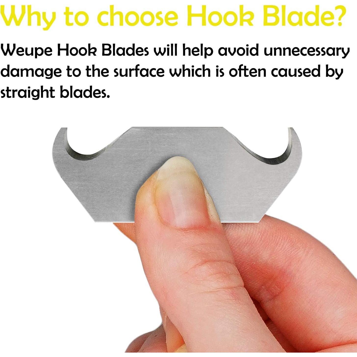 Cuchillo Utility WEUPE con Cuchilla de Gancho - Metal Rojo