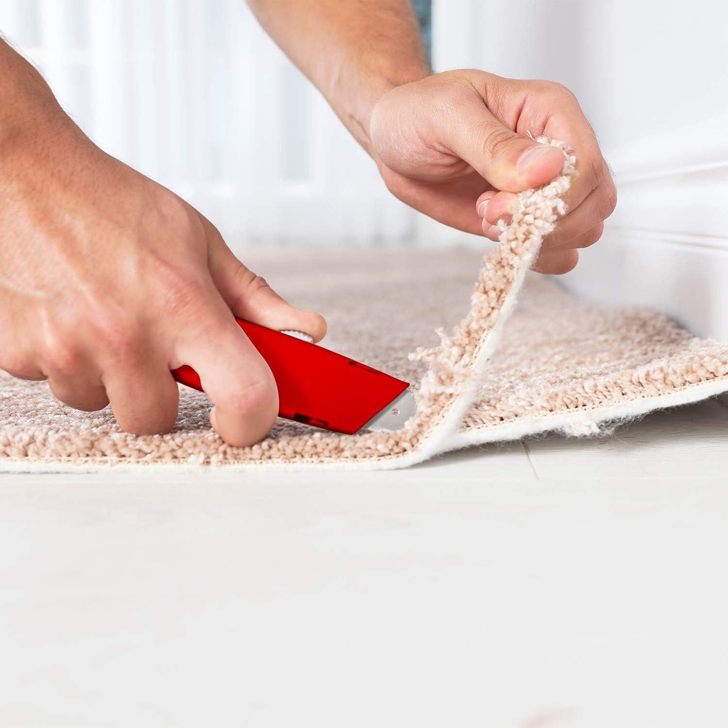 Cuchillo Utility WEUPE con Cuchilla de Gancho - Metal Rojo