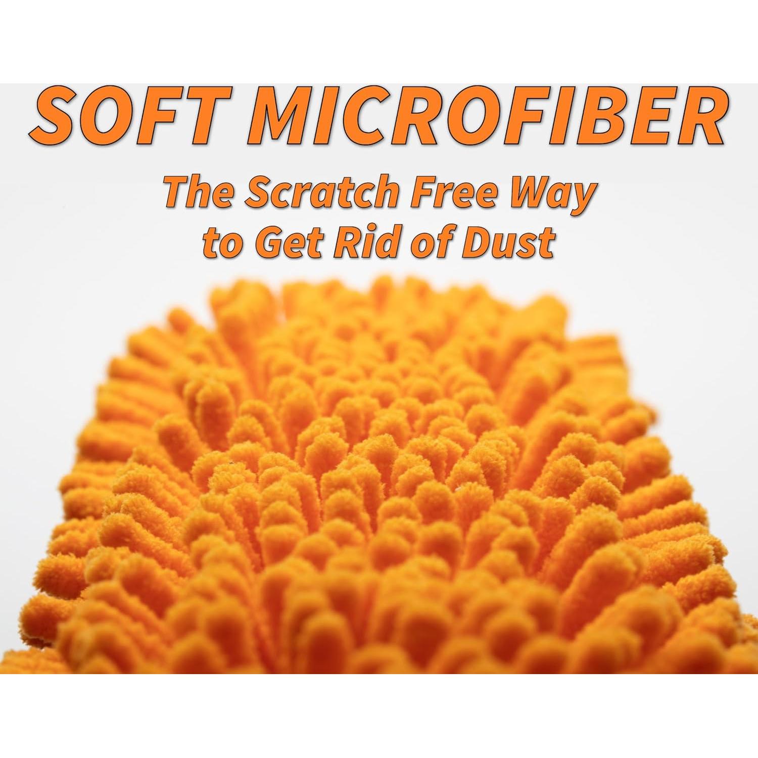 Limpiaparabrisas y Paño de Microfibra 2-en-1 Extend-A-Reach