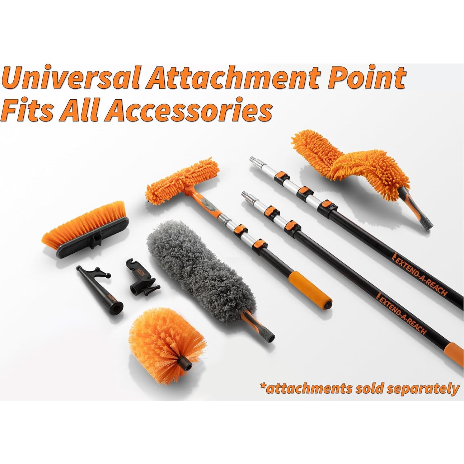 Limpiaparabrisas y Paño de Microfibra 2-en-1 Extend-A-Reach