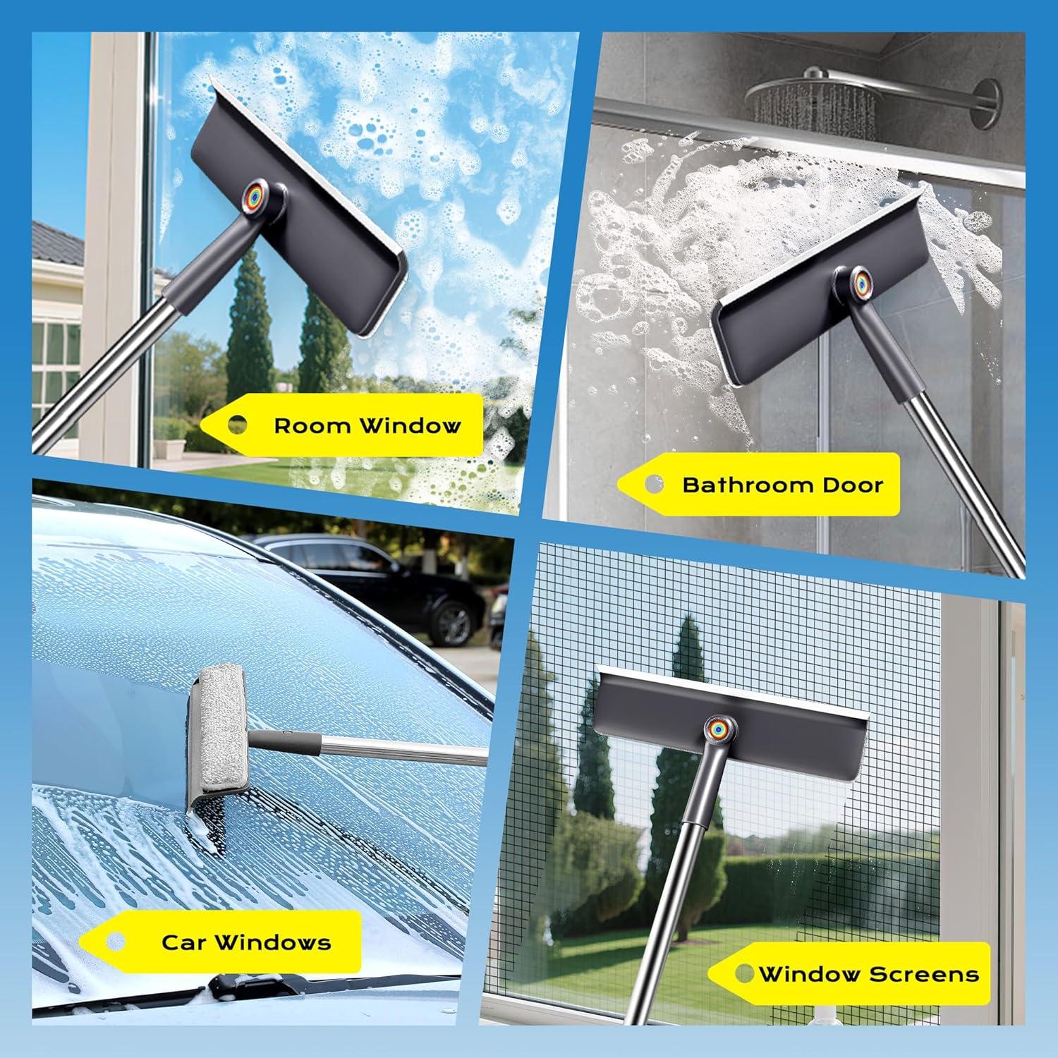 Limpiaparabrisas 3 en 1 TidyTale con extensión 139.7 cm