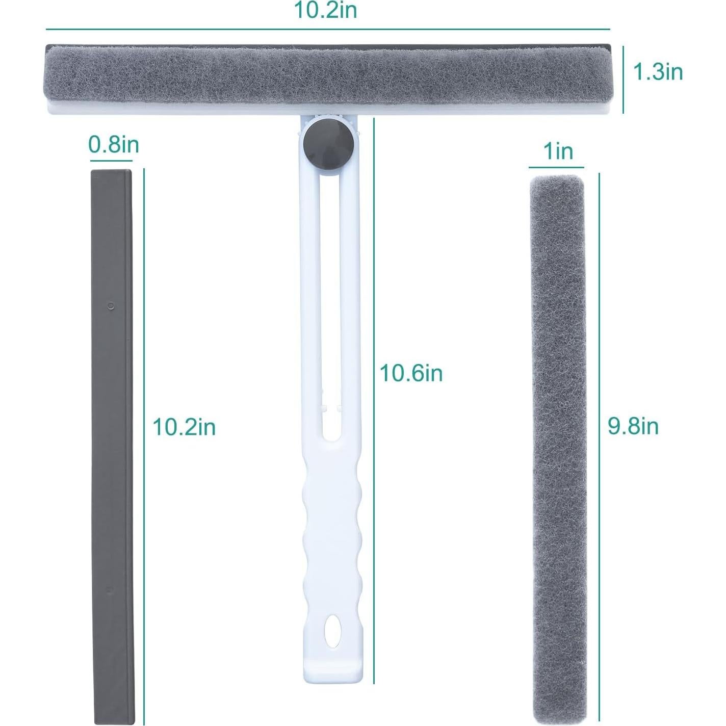 Kit de Limpiaparabrisas de Ducha QINGHAHU 3 Piezas 25.4 cm
