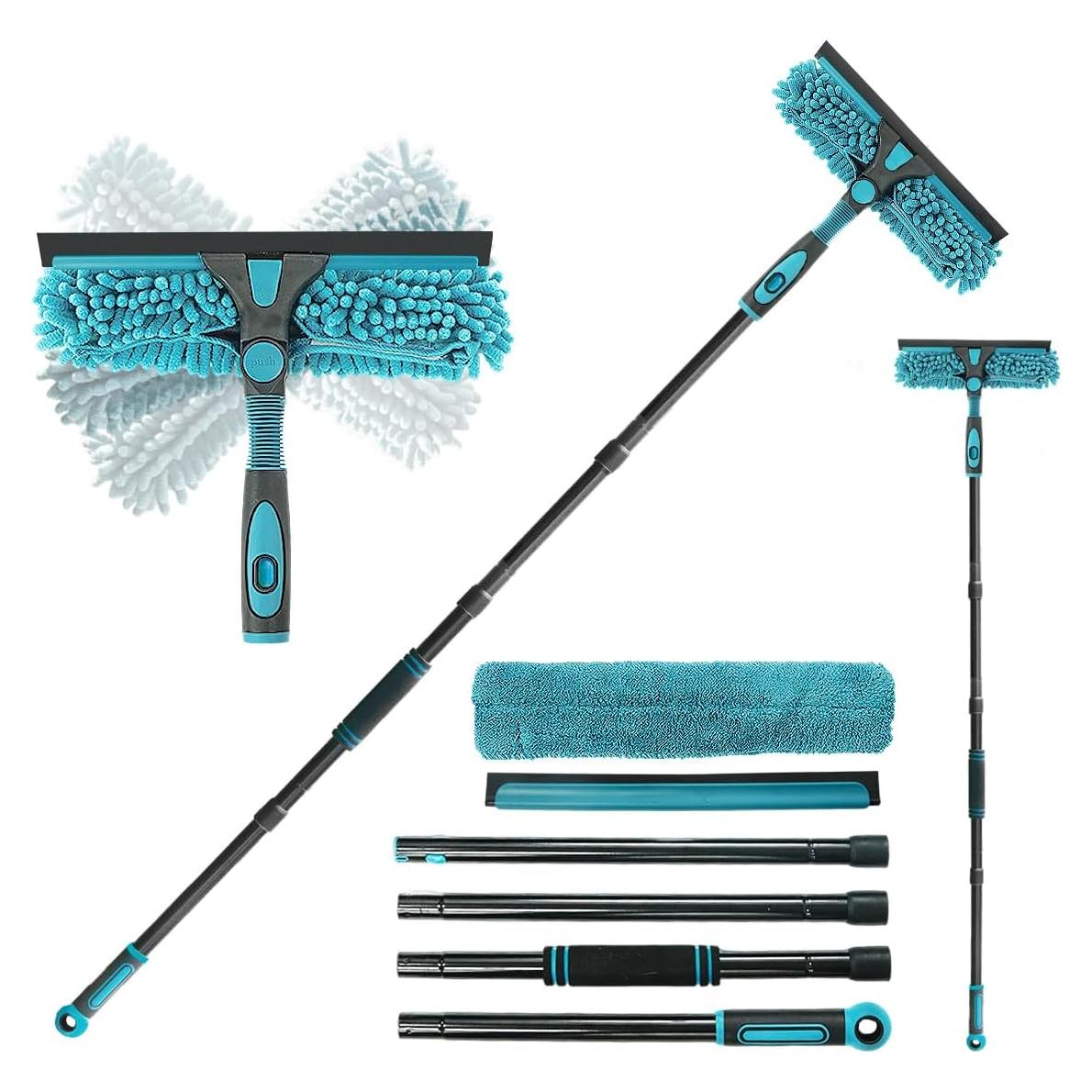 Limpiacristales AIDELY 62" Telescópico 2 en 1 con Recambios