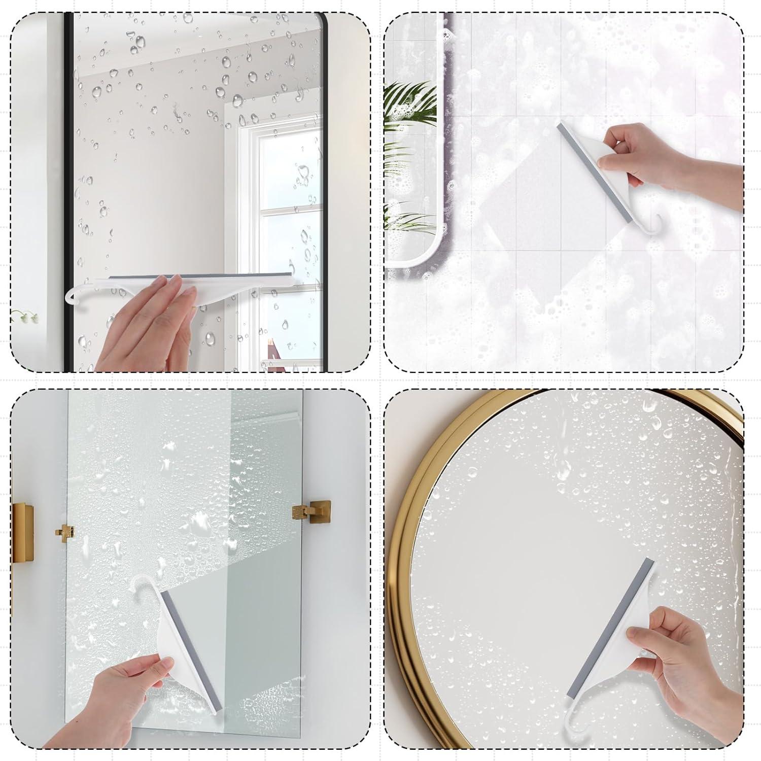 Limpiador de Cristales de Ducha EupHHonycs con Gancho 19.5x4.3cm