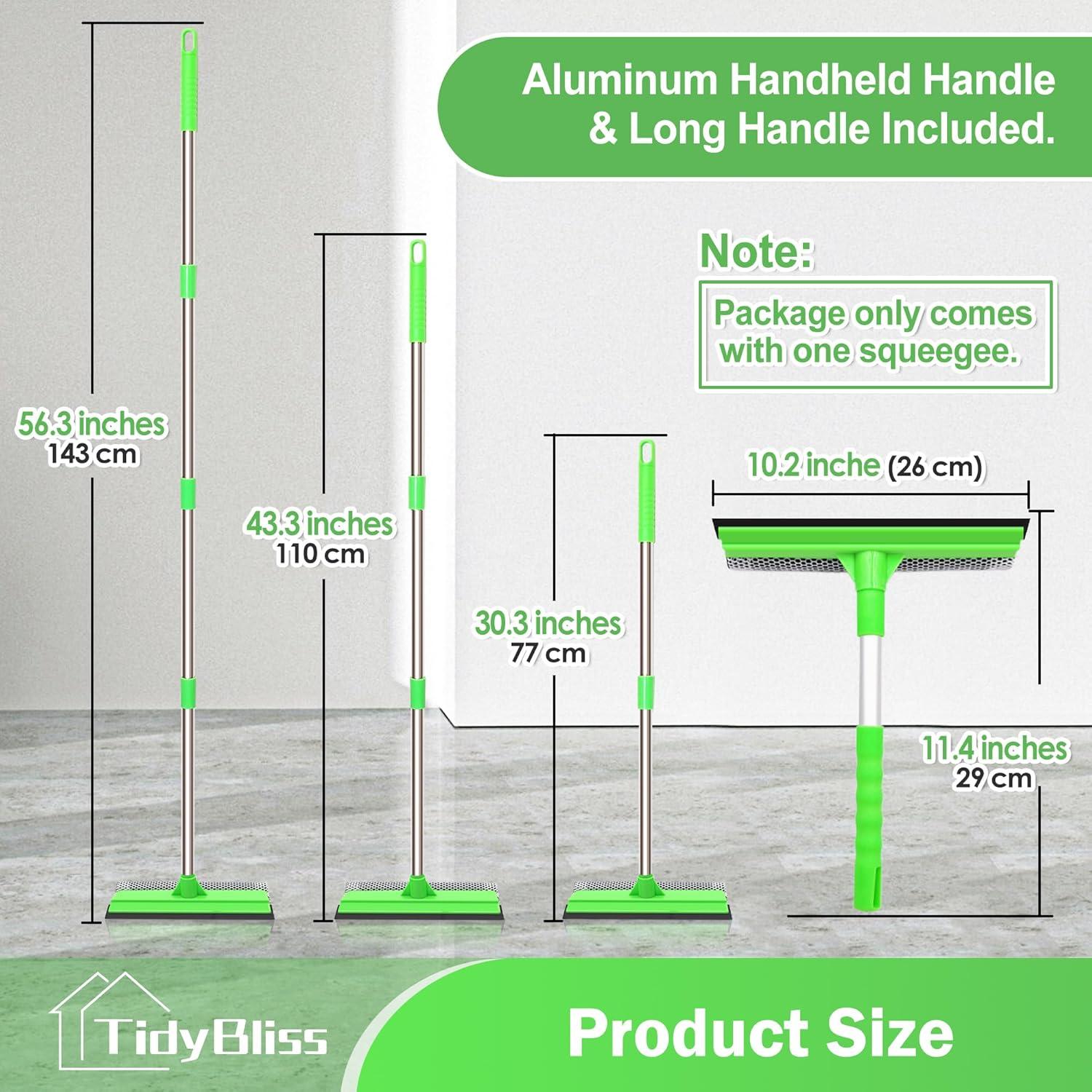 Limpiaparabrisas Profesional TidyBliss 142 cm con Esponja Verde