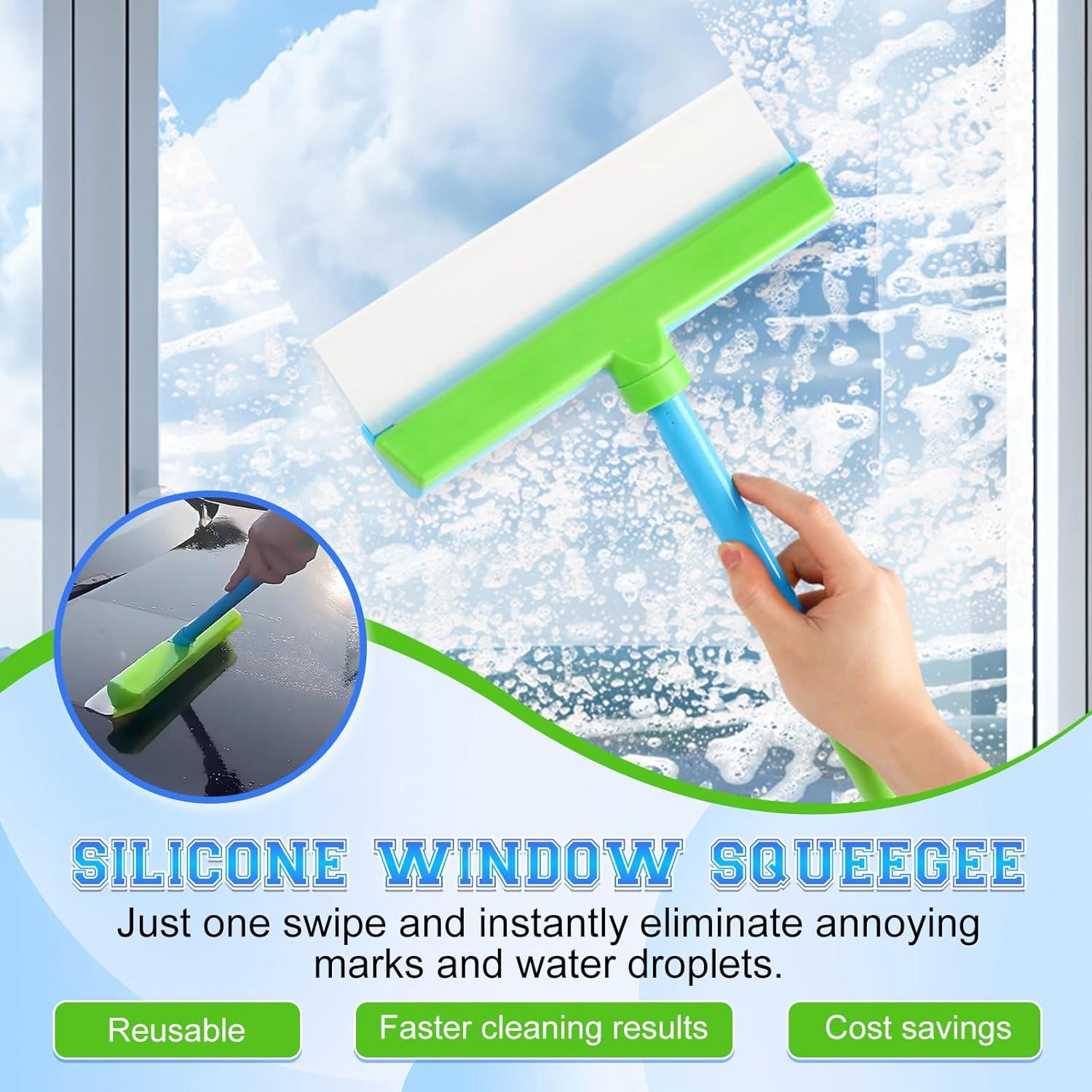 Kit de Limpieza de Ventanas GuemGeld - Silicona Reciclable