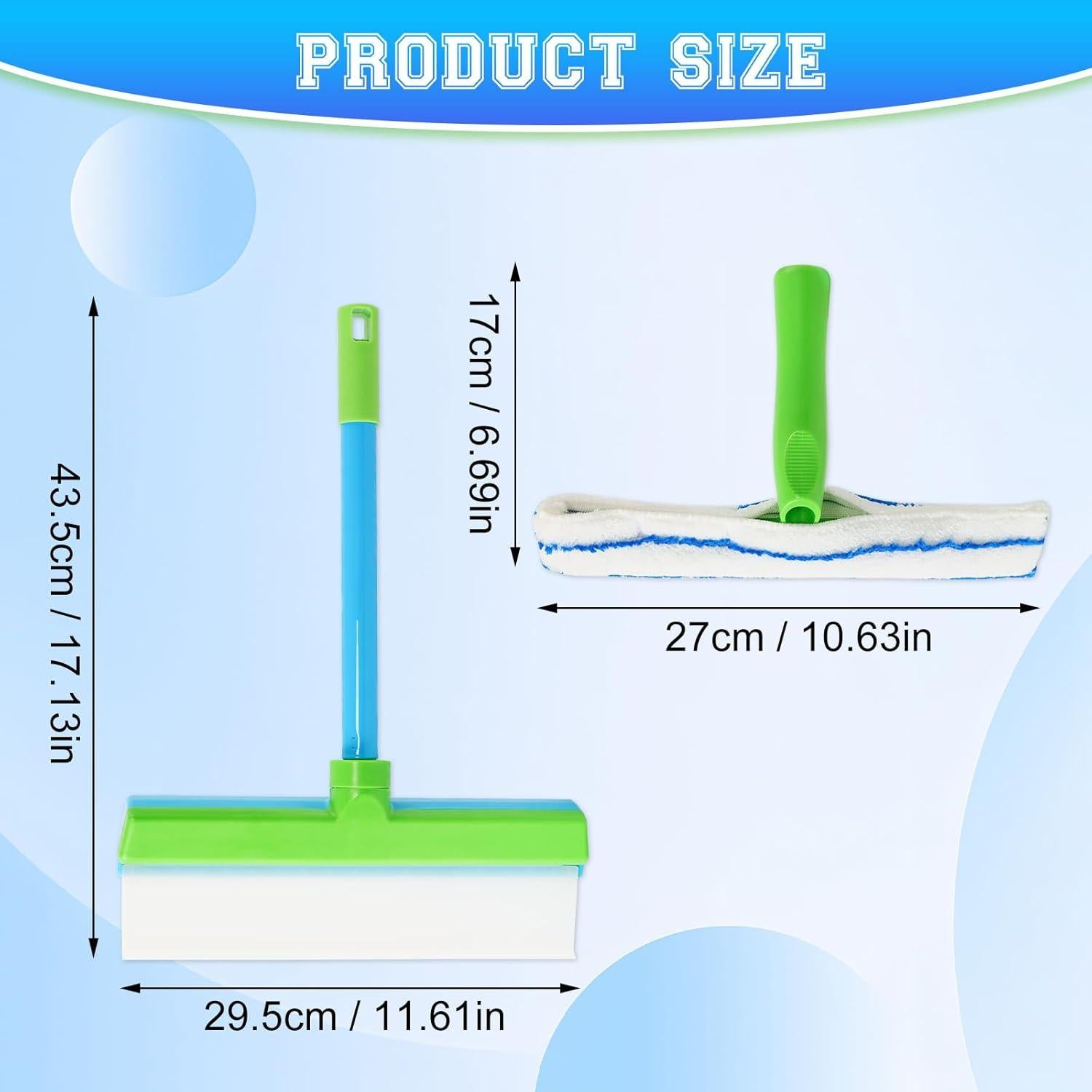 Kit de Limpieza de Ventanas GuemGeld - Silicona Reciclable