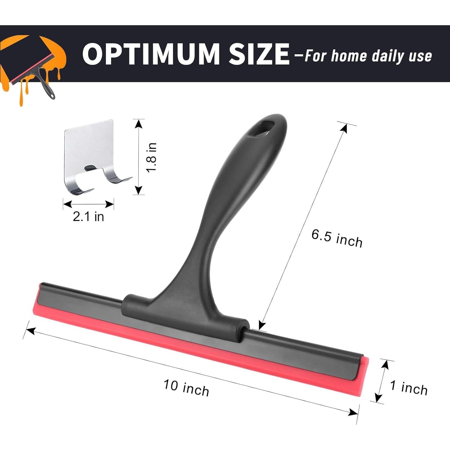 Limpiaparabrisas de Ducha SetSail 25.4 cm Acero Inoxidable