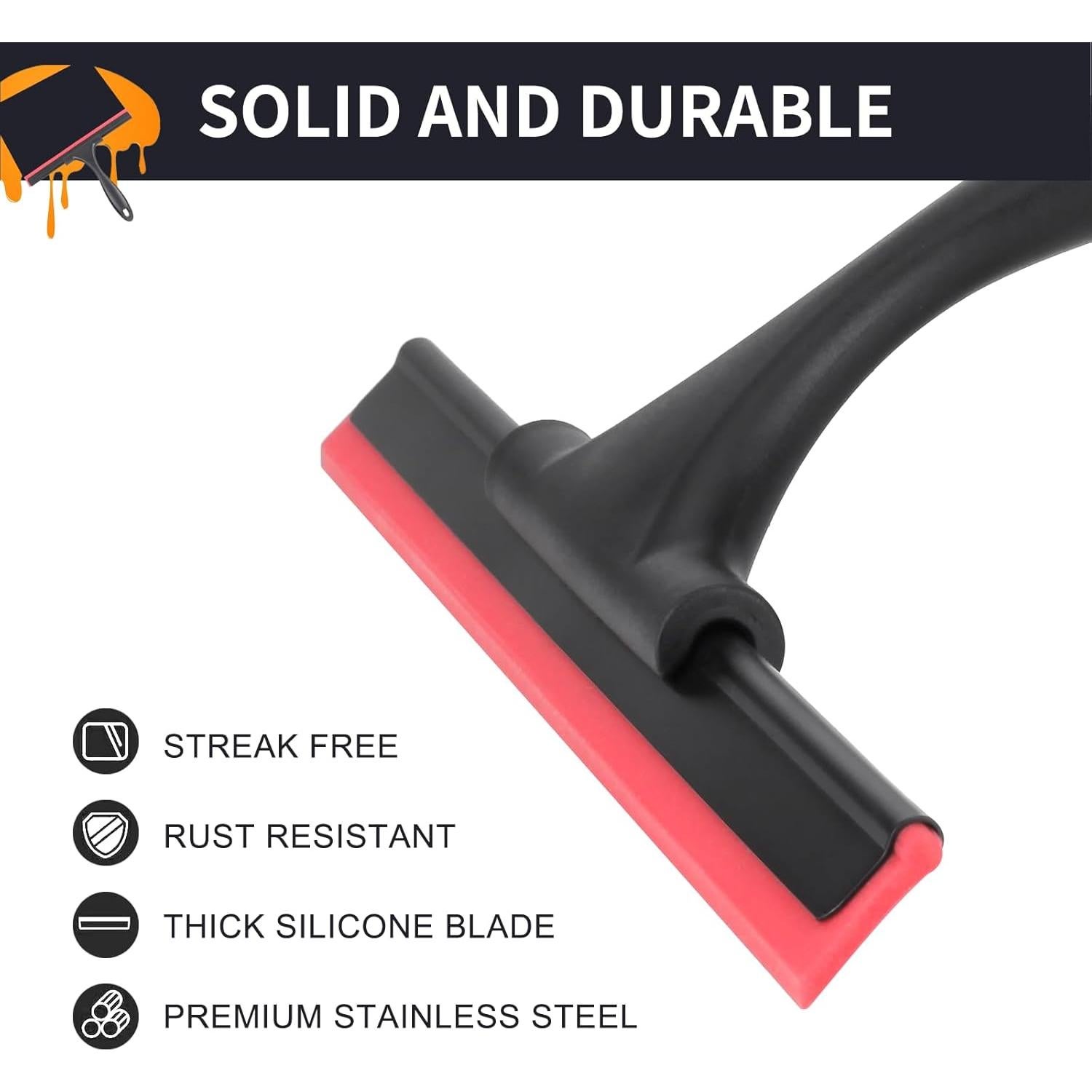 Limpiaparabrisas de Ducha SetSail 25.4 cm Acero Inoxidable