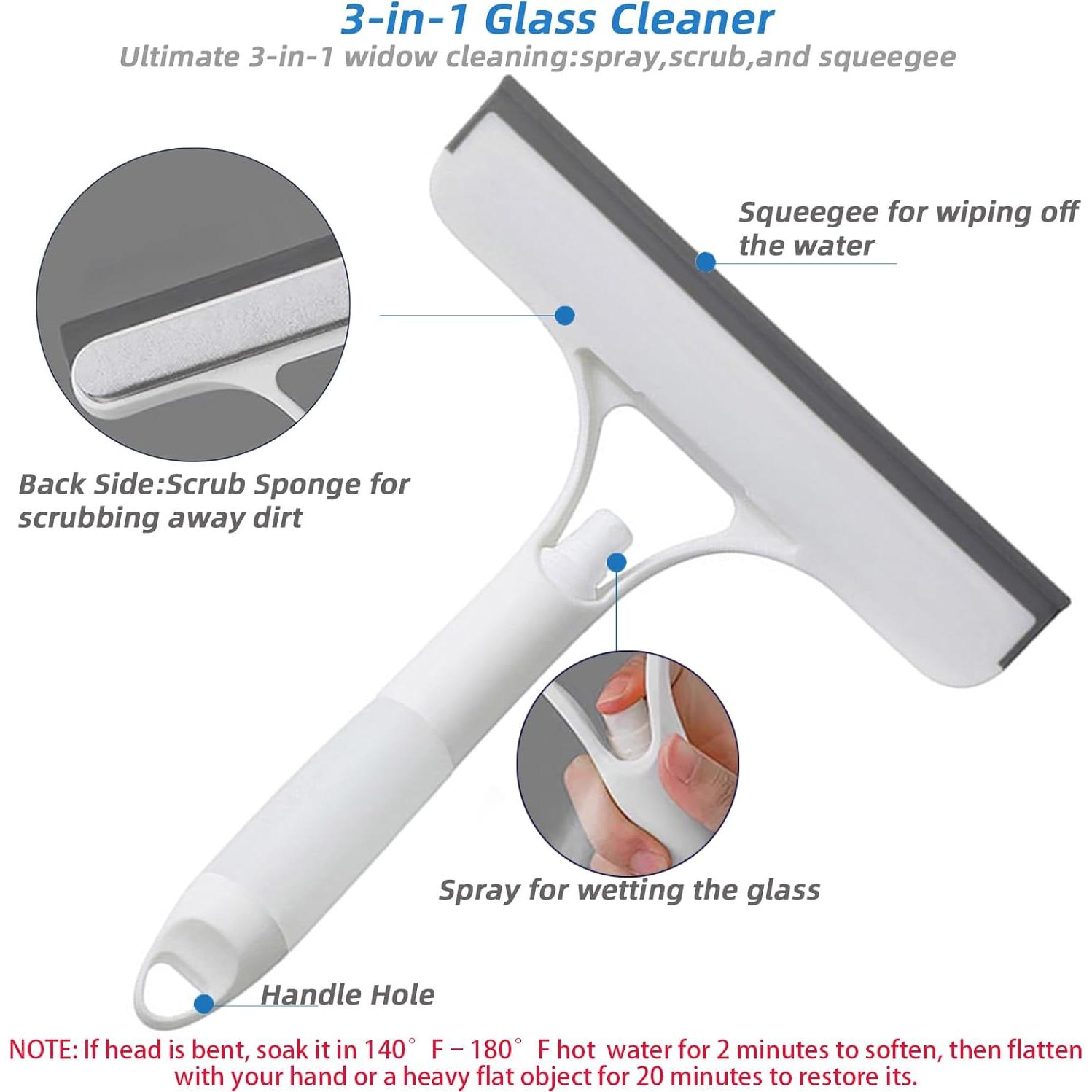 Limpiaparabrisas 3 en 1 XIMUX con raspador y esponja