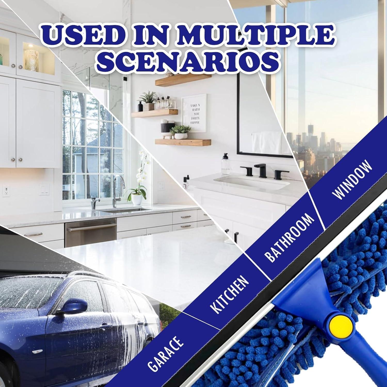 Kit de Limpieza de Ventanas Rofhom 11 Piezas 238 cm Azul