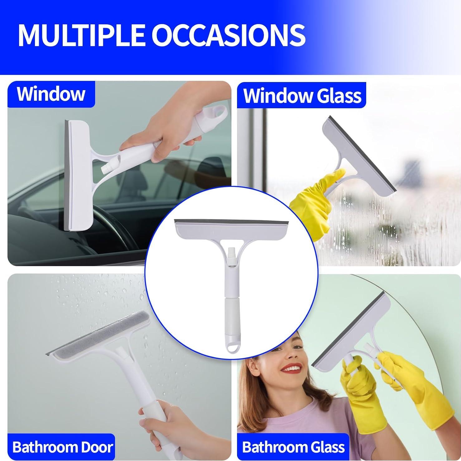 Limpiaparabrisas 3 en 1 LOQOMI con Spray y Esponja - 21.6 cm