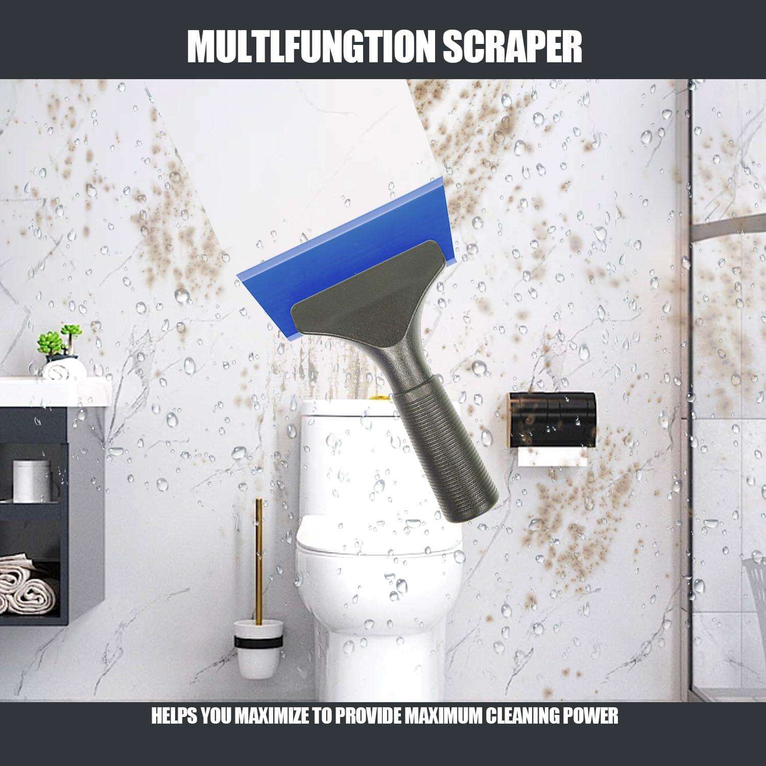 Raspador de Ventana de Silicona LEKAYIHU 2 Pcs Azul 14x17.5 cm