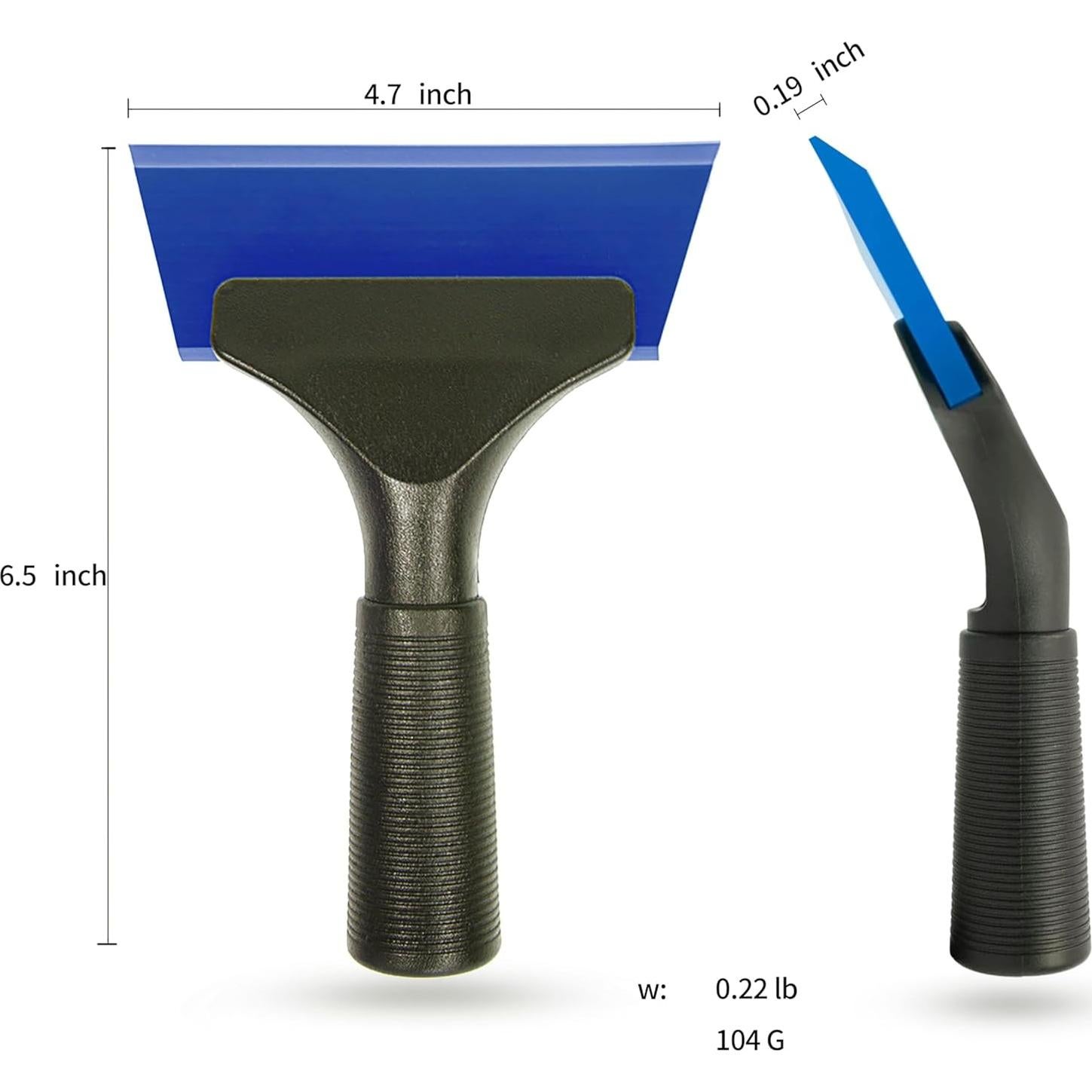 Raspador de Ventana de Silicona LEKAYIHU 2 Pcs Azul 14x17.5 cm