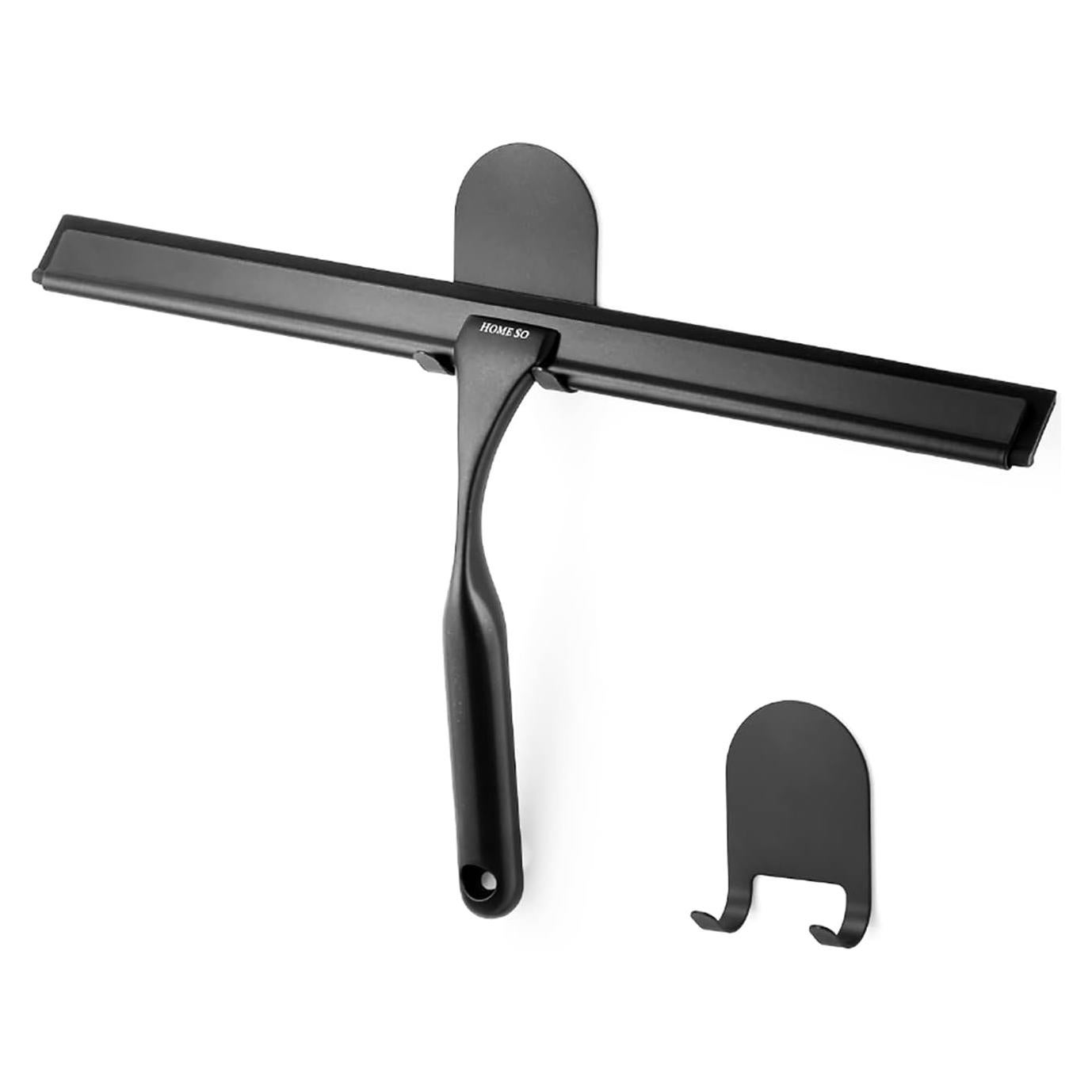 Limpiacristales HOME SO 30.48 cm Negro Mate para Ducha y Ventanas