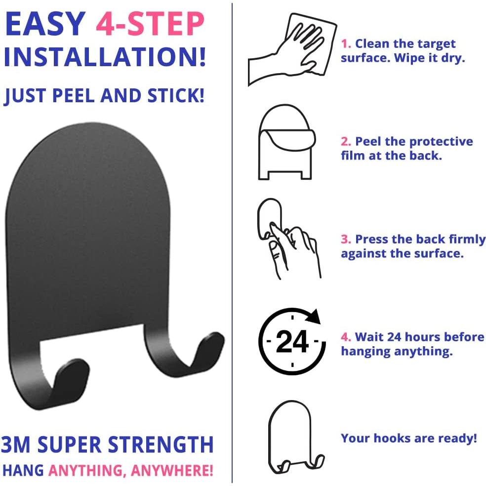 Limpiacristales HOME SO 30.48 cm Negro Mate para Ducha y Ventanas