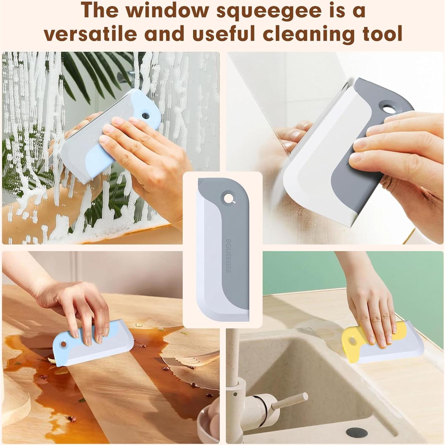 Paquete de 3 Limpiaparabrisas HRXMS para Ducha y Ventanas