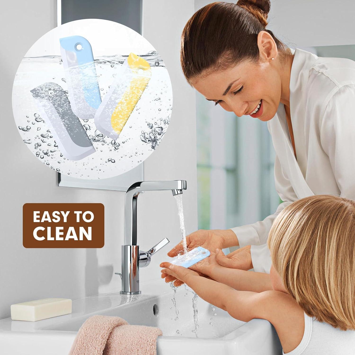 Paquete de 3 Limpiaparabrisas HRXMS para Ducha y Ventanas