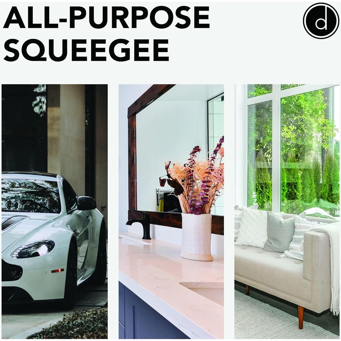 Raspador de Ducha Herramientas Deseadas con 2 Cuchillas de Silicona