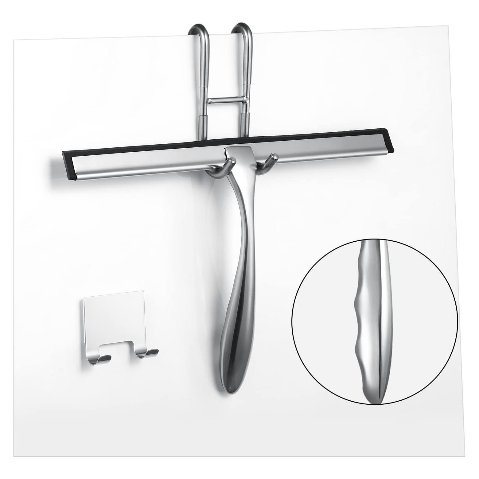 Raspador de Ducha Steauty 30.48 cm Ergonómico Plateado