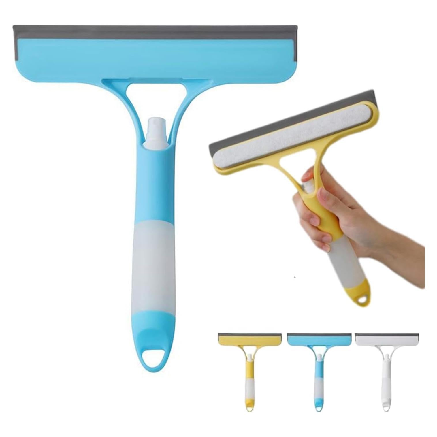 Limpiaparabrisas 3 en 1 DUARIHA con Botella Spray Azul