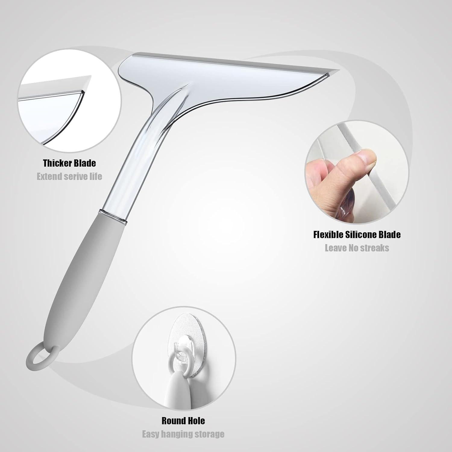 Raspador de Ducha Meijubol 2 Piezas con Gancho Adhesivo