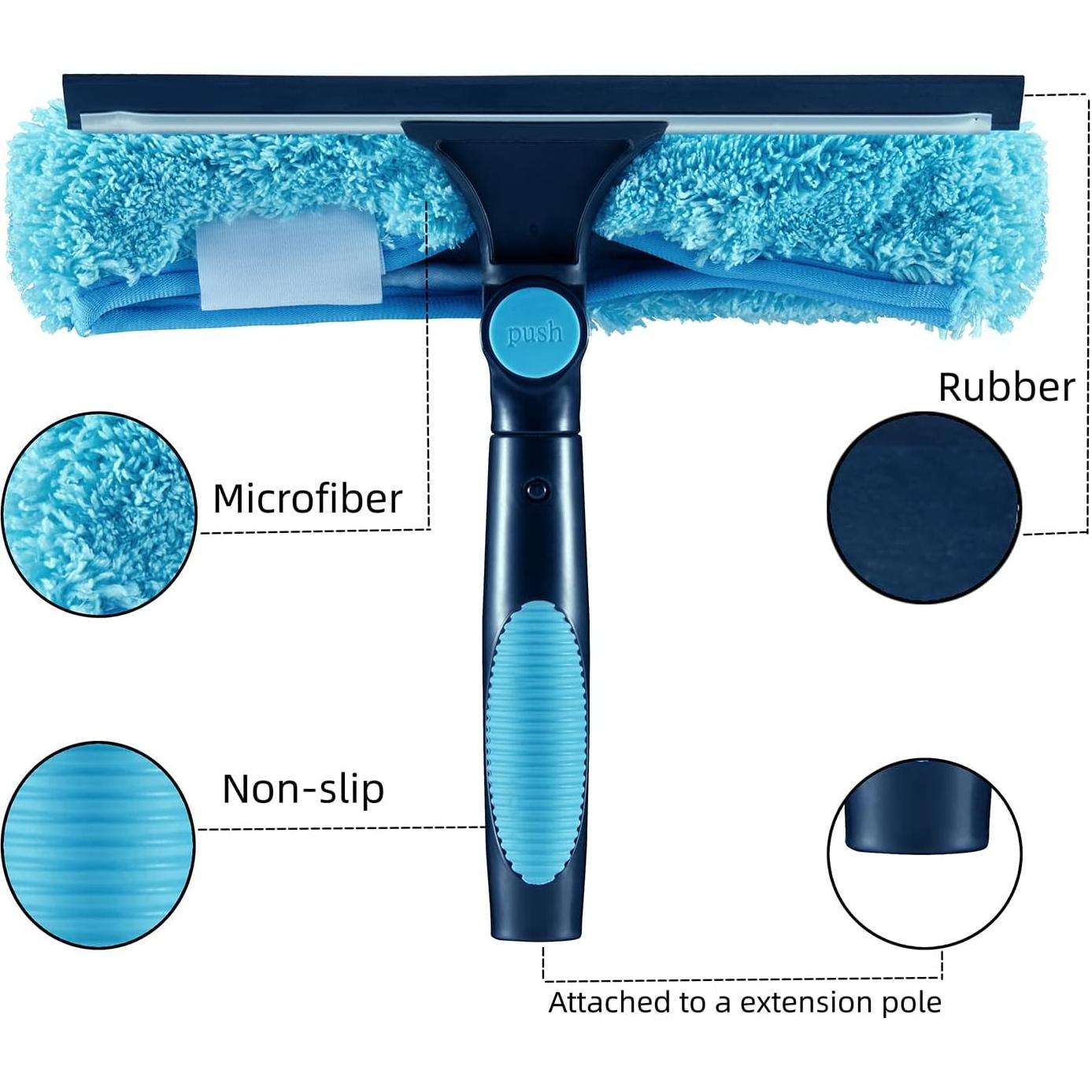 Limpiacristales y Cepillo de Ventana Hicavar 27.94 cm Microfibra