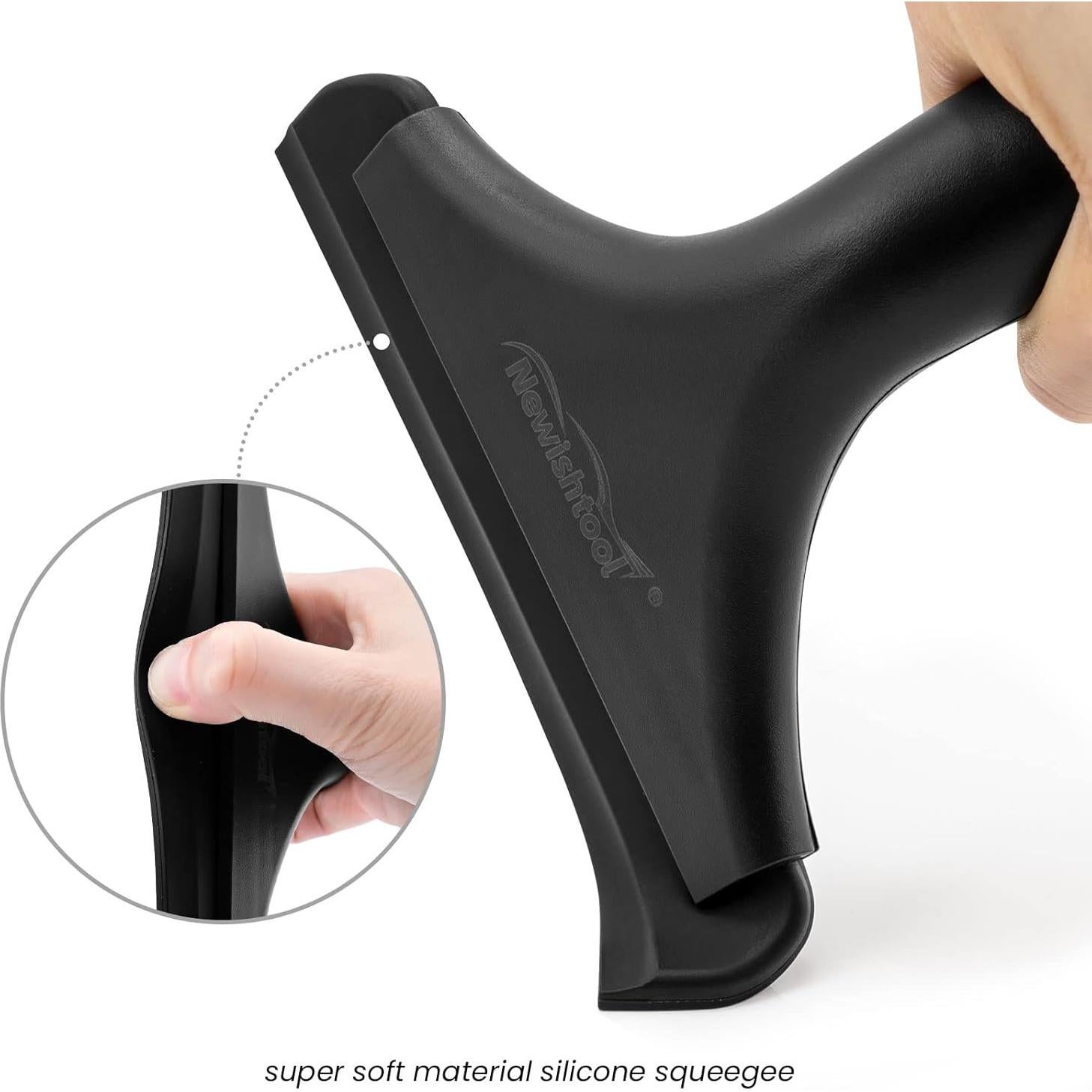 Limpiaparabrisas de Ducha NEWISHTOOL 15 cm Silicona Ergonómico