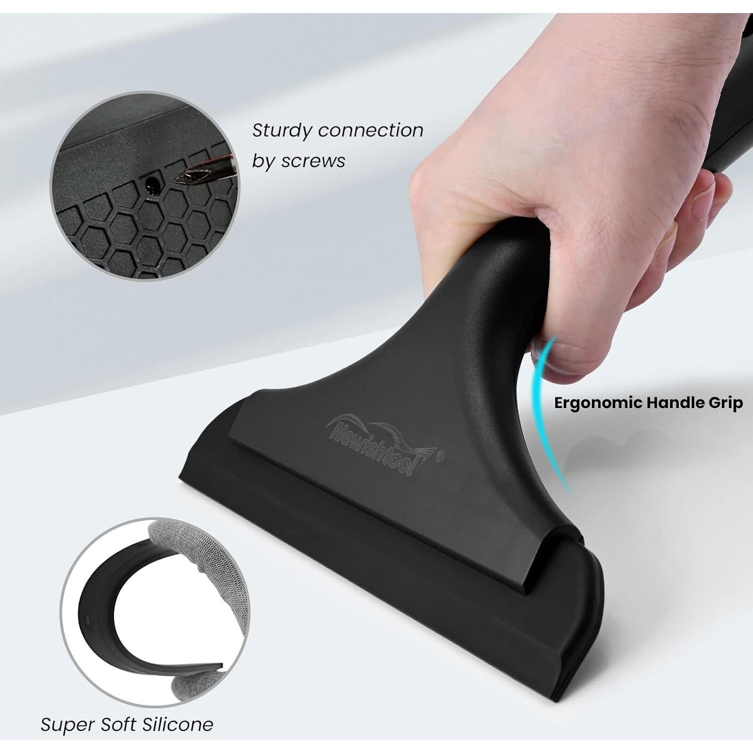 Limpiaparabrisas de Ducha NEWISHTOOL 15 cm Silicona Ergonómico