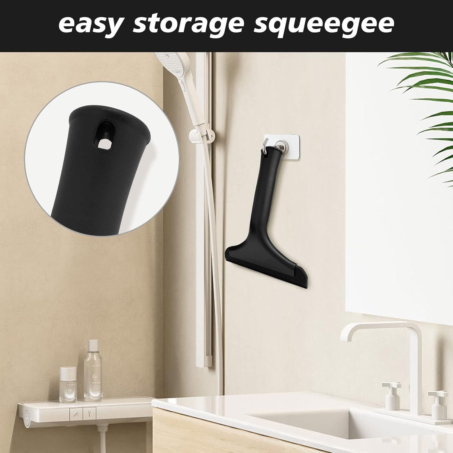 Limpiaparabrisas de Ducha NEWISHTOOL 15 cm Silicona Ergonómico