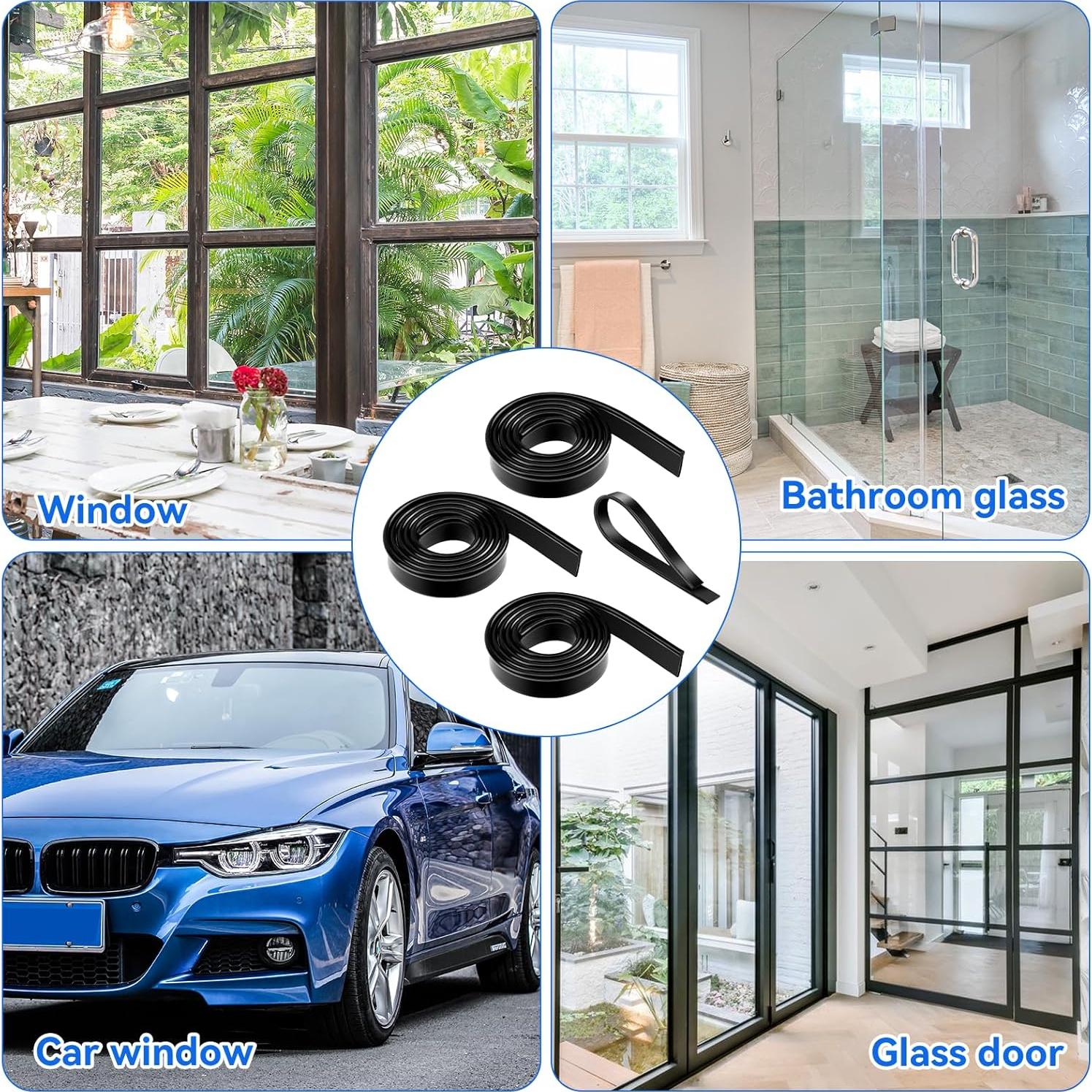 3 Rollos de Reemplazo de Cuchillas de Goma Mozeat 105cm