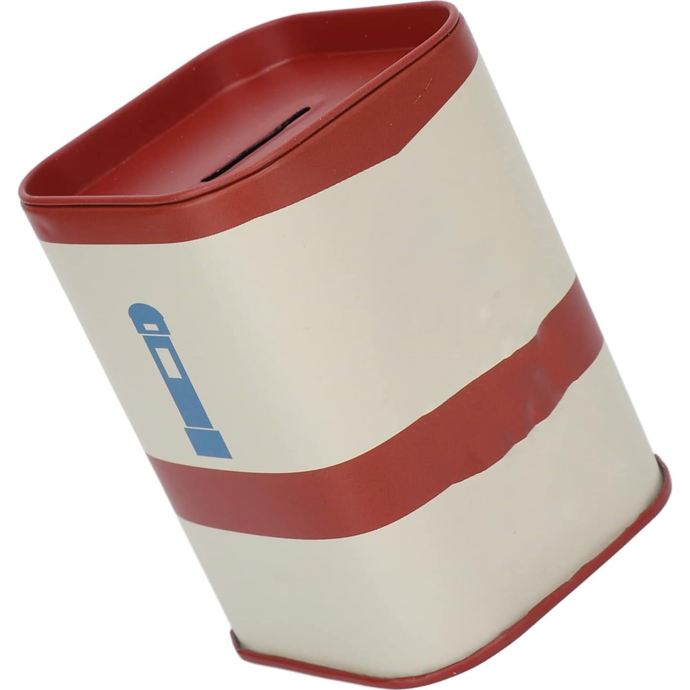 Caja de Desecho de Cuchillas Brrnoo de Hierro Rojo 20x15cm