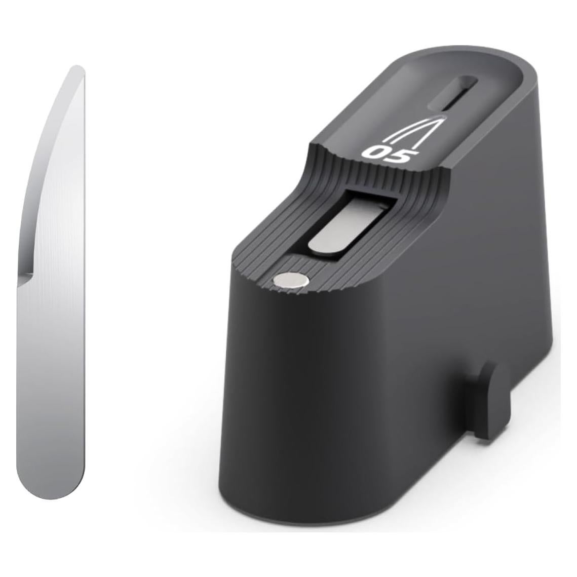 Cuchillas de Repuesto HOZO 10PCS Acero SK5 Curvada 05