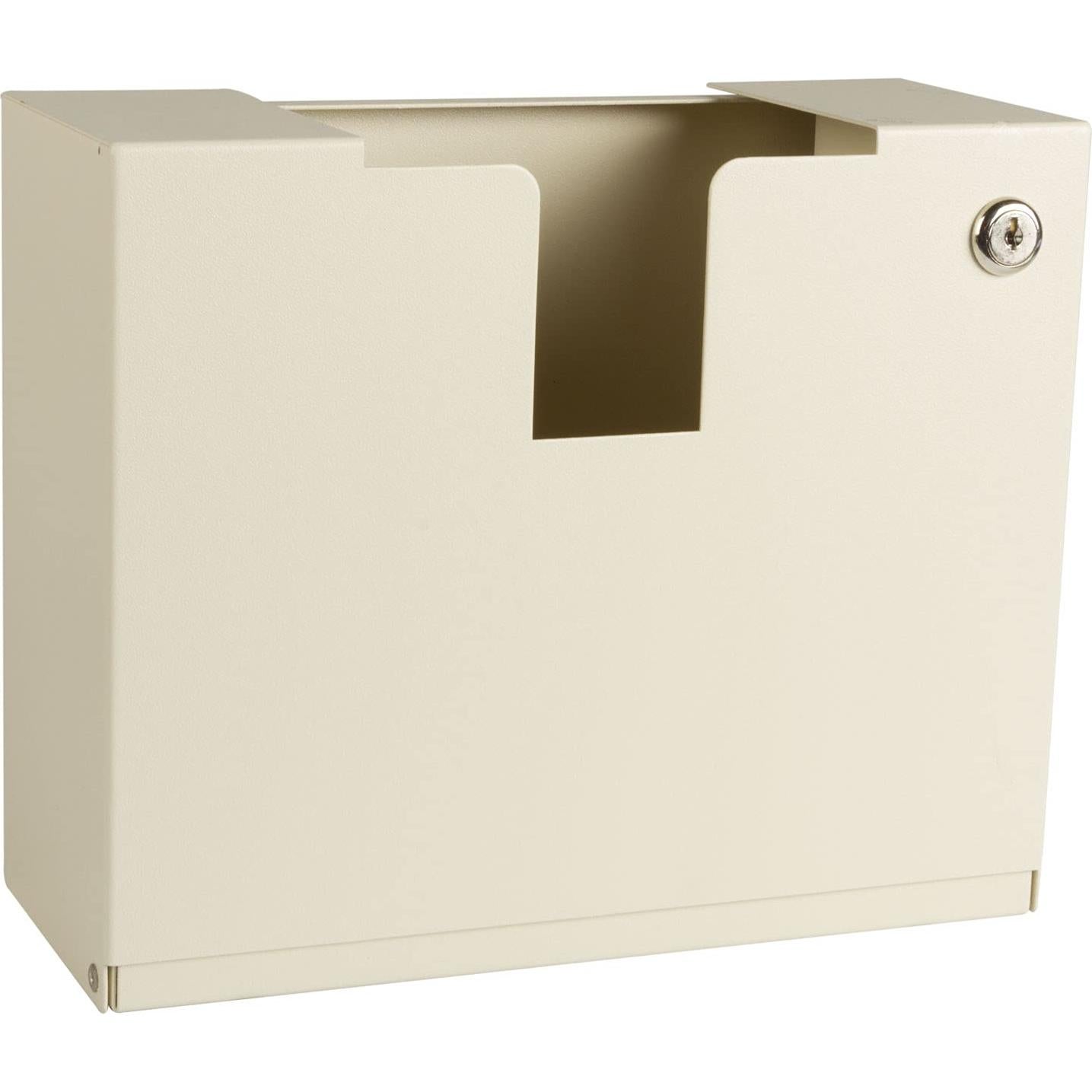 Paquete de Eliminación de Cuchillas Post Medical - Gabinete de Metal con 12 Contenedores de 3.78L