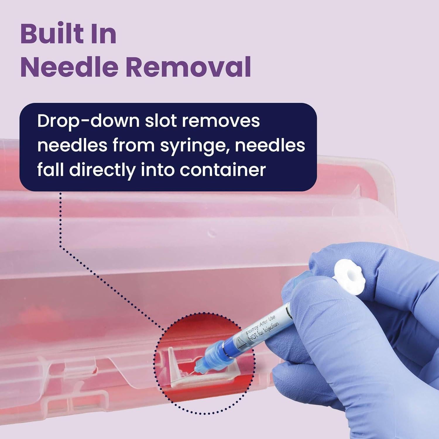 Contenedor de Desechos Cortantes ProHeal 5.4qt (5.1L) Médico