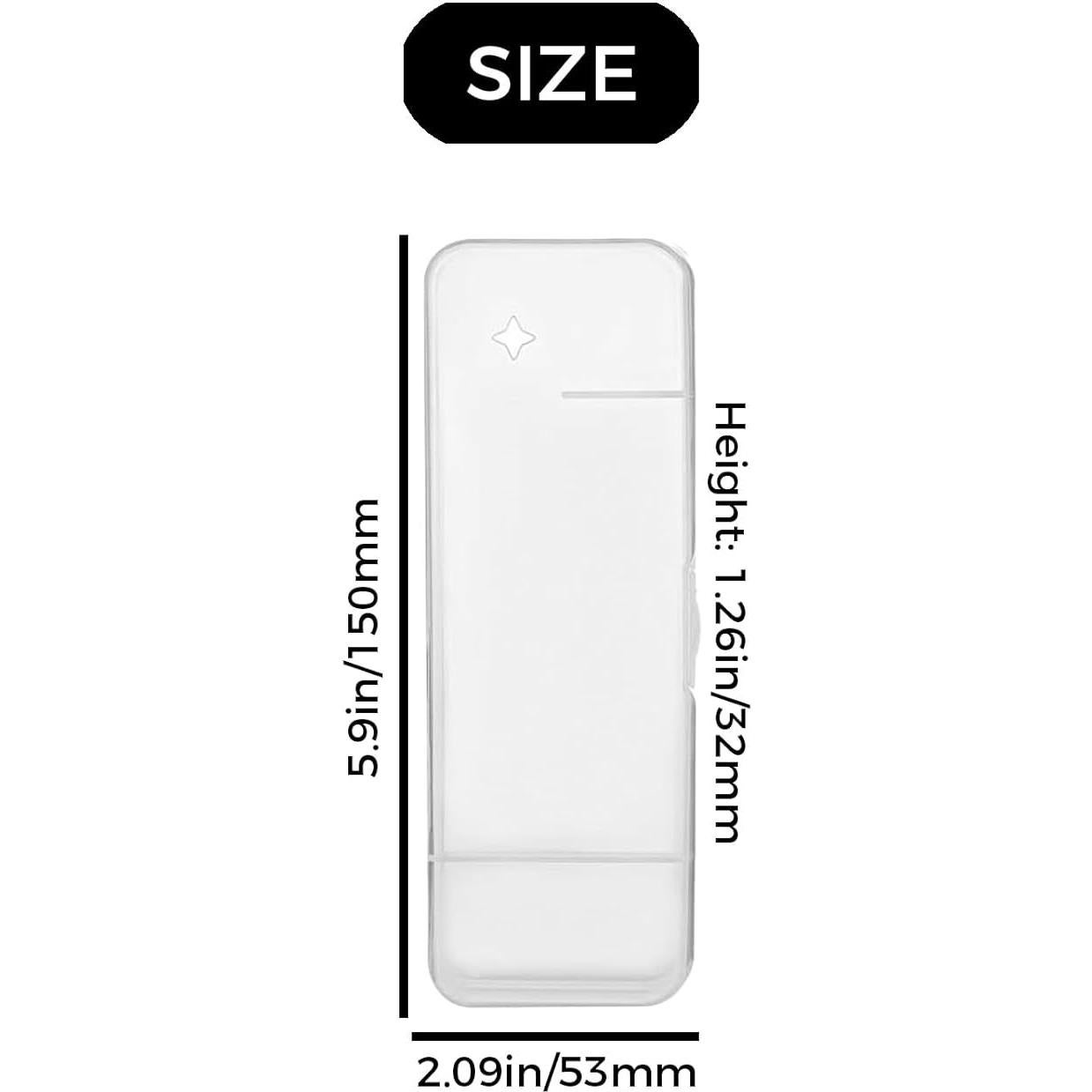 Estuches de Afeitar de Viaje CCDANSIYUCR - Paquete de 4