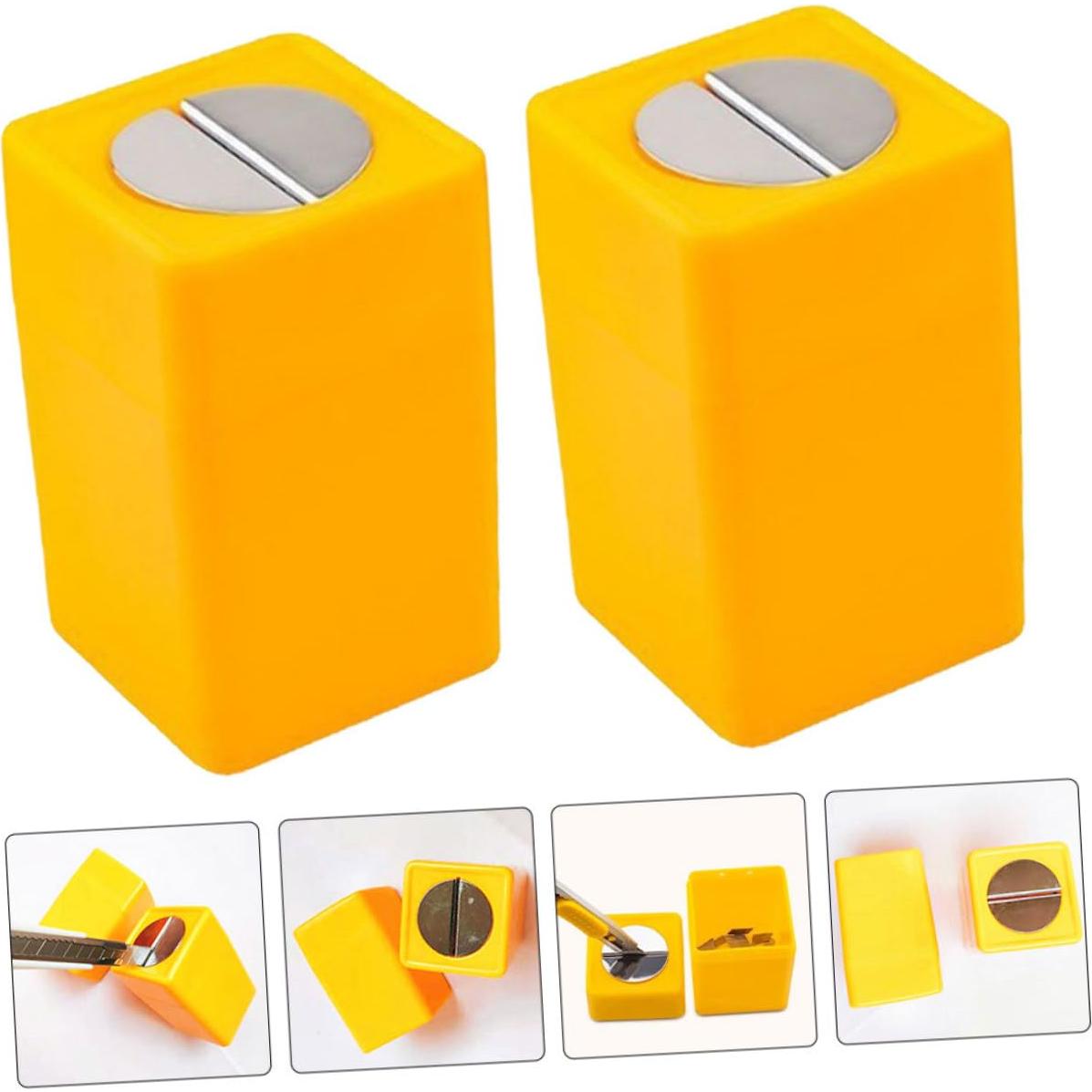 Caja de Almacenamiento para Cuchillas de Desecho FOMIYES 4 Piezas