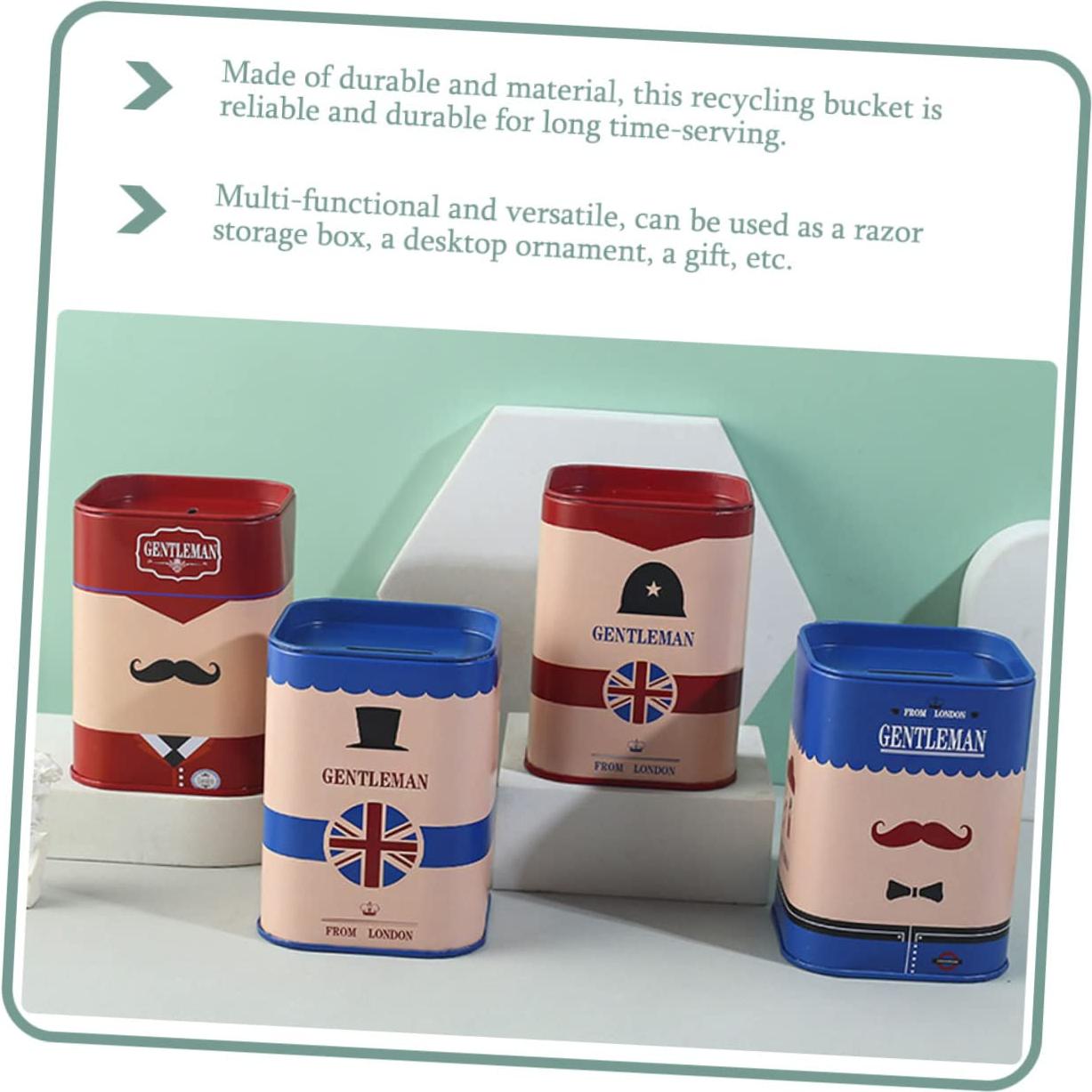 Caja de Almacenamiento para Cuchillas de Afeitar LIFKOME 2 Pcs