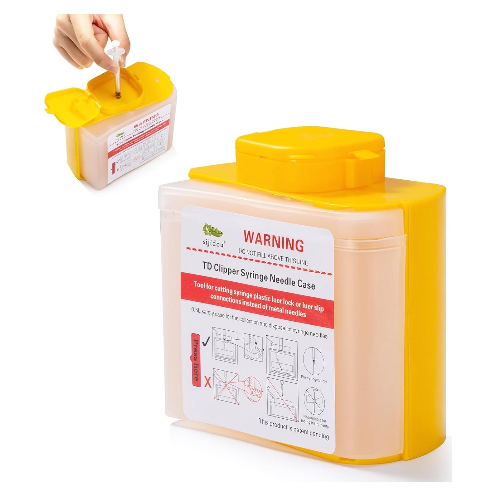 Cortador de Agujas y Contenedor de Desechos Punzantes NC-01