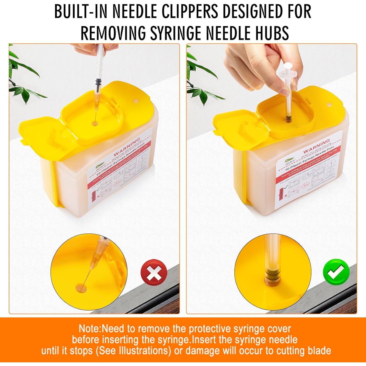 Cortador de Agujas y Contenedor de Desechos Punzantes NC-01