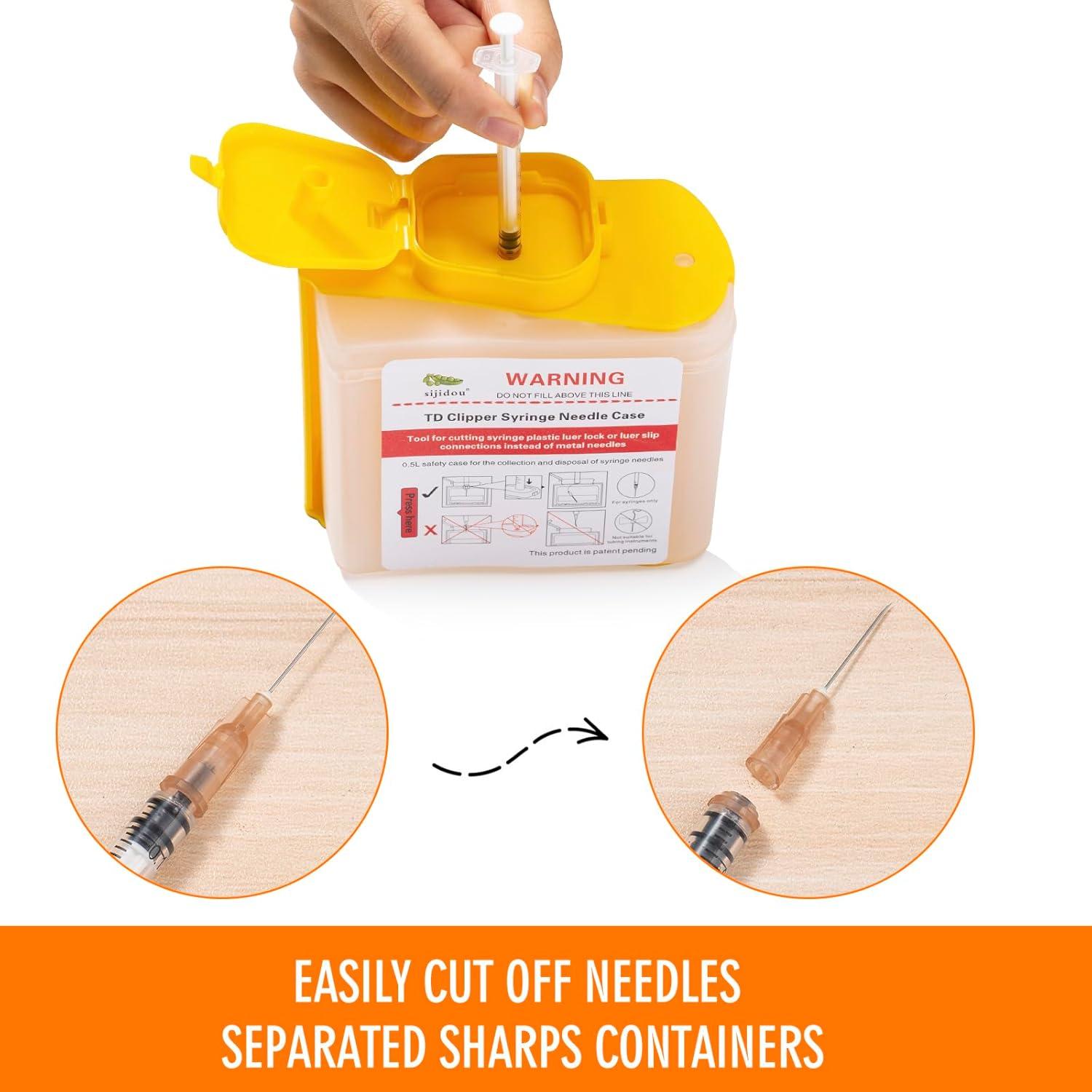 Cortador de Agujas y Contenedor de Desechos Punzantes NC-01