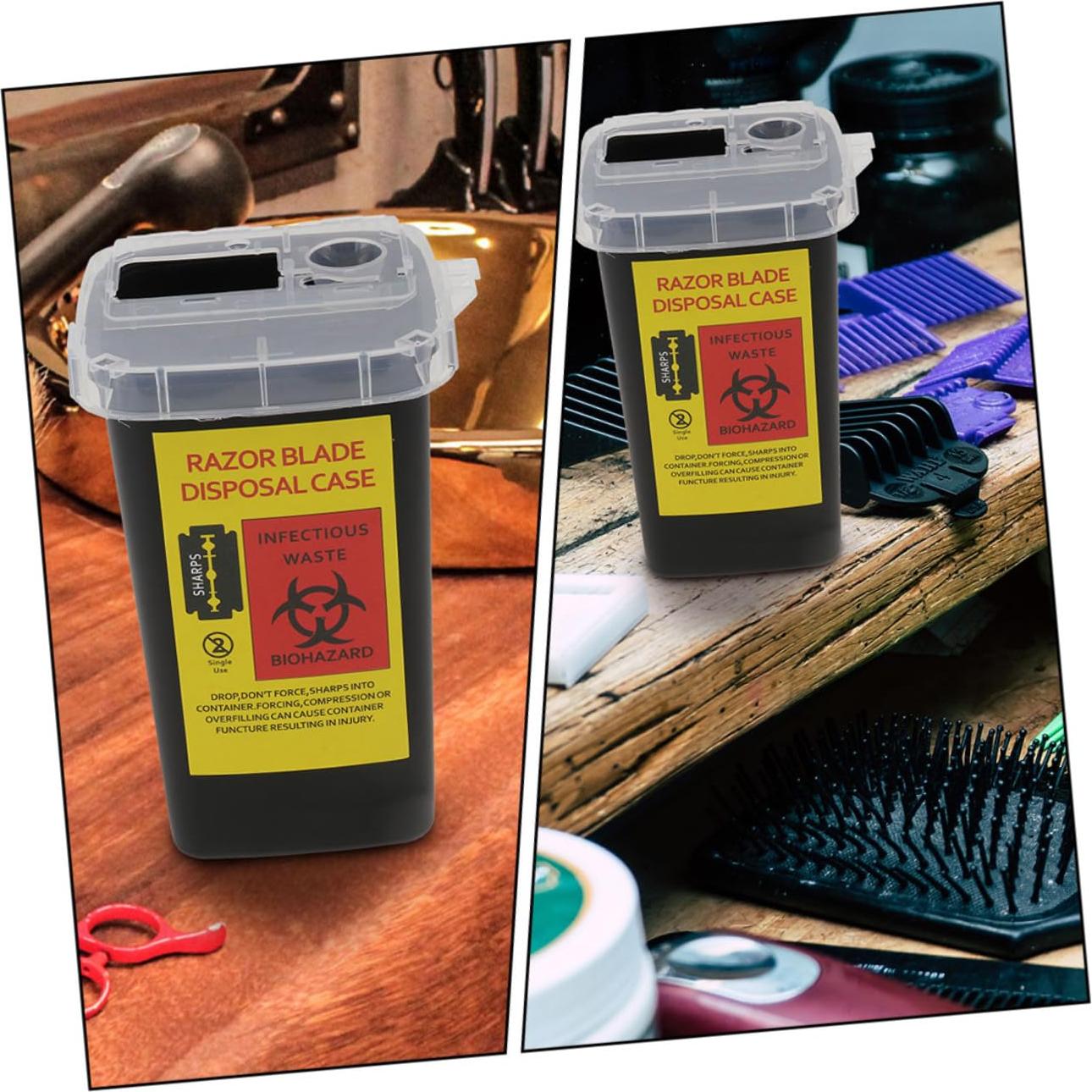 Cajas de Almacenamiento Gatuida 2 Pcs para Barberos 18x10cm