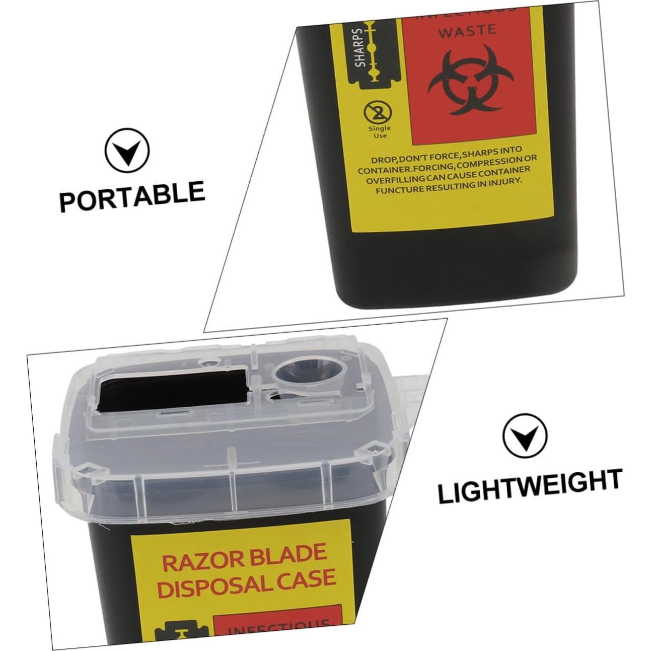 Cajas de Almacenamiento Gatuida 2 Pcs para Barberos 18x10cm