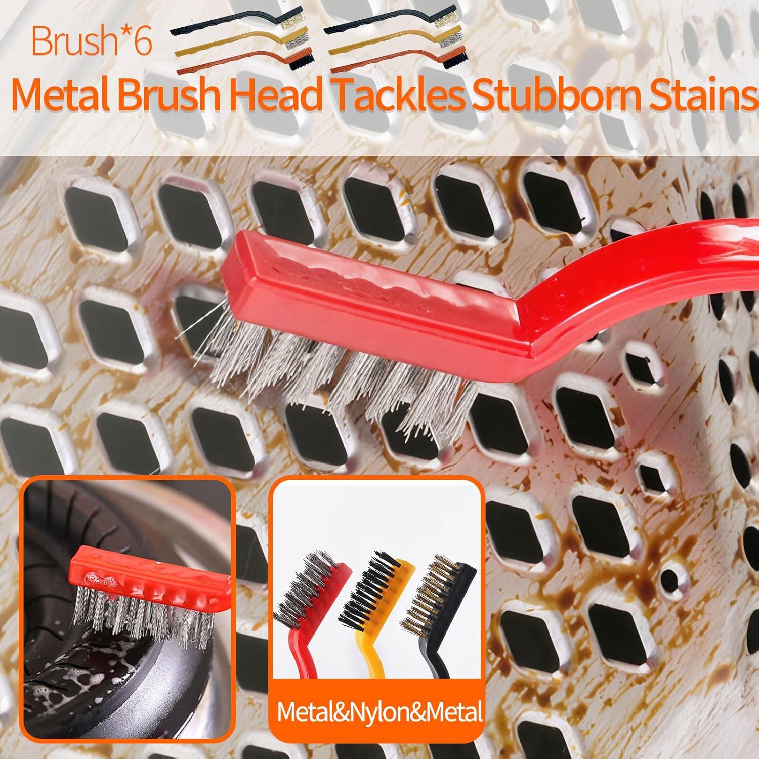 Juego de Cepillos de Limpieza Yodamiack 19 Piezas Multiusos