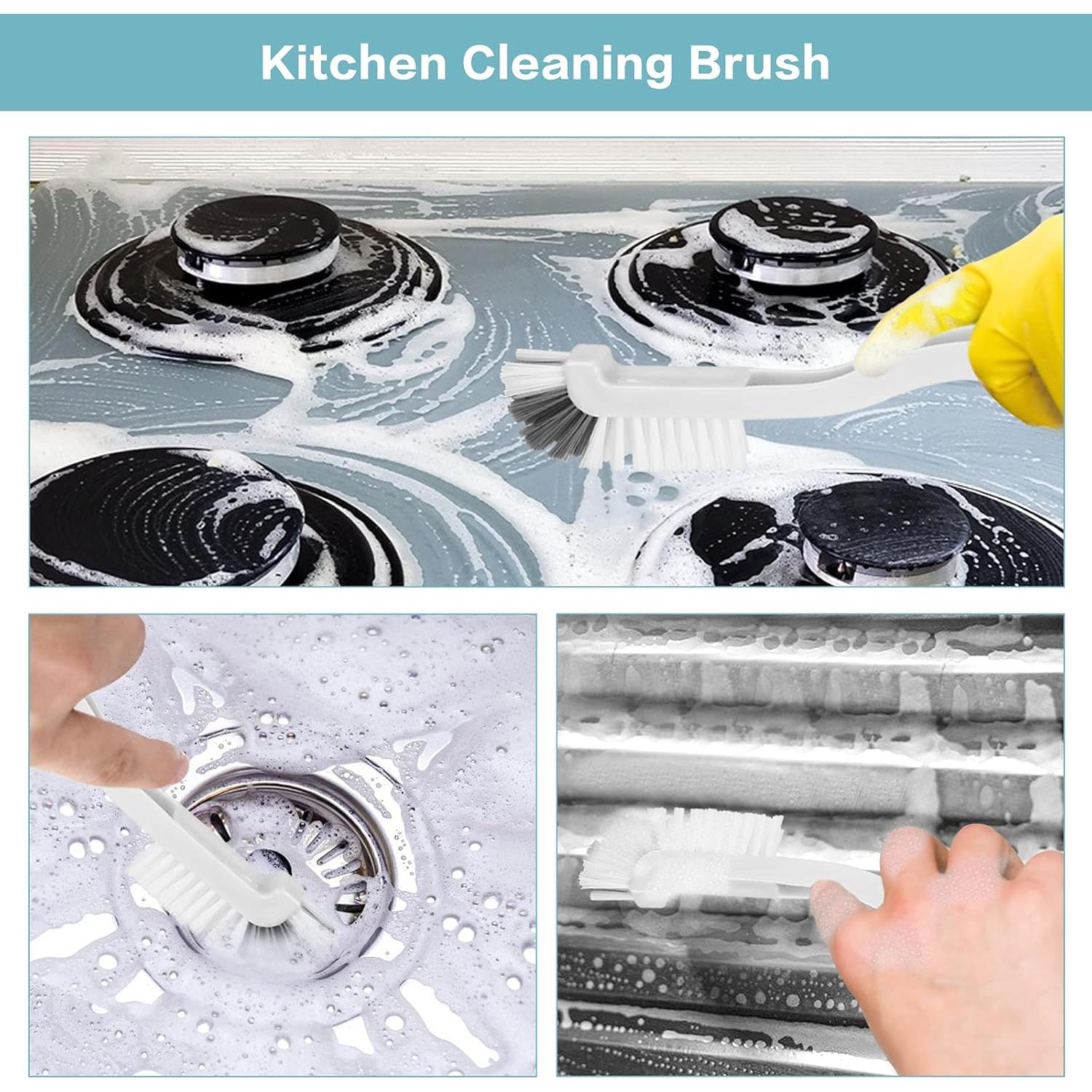 8 Piezas Cepillos de Limpieza Auzesto para Cocina y Baño