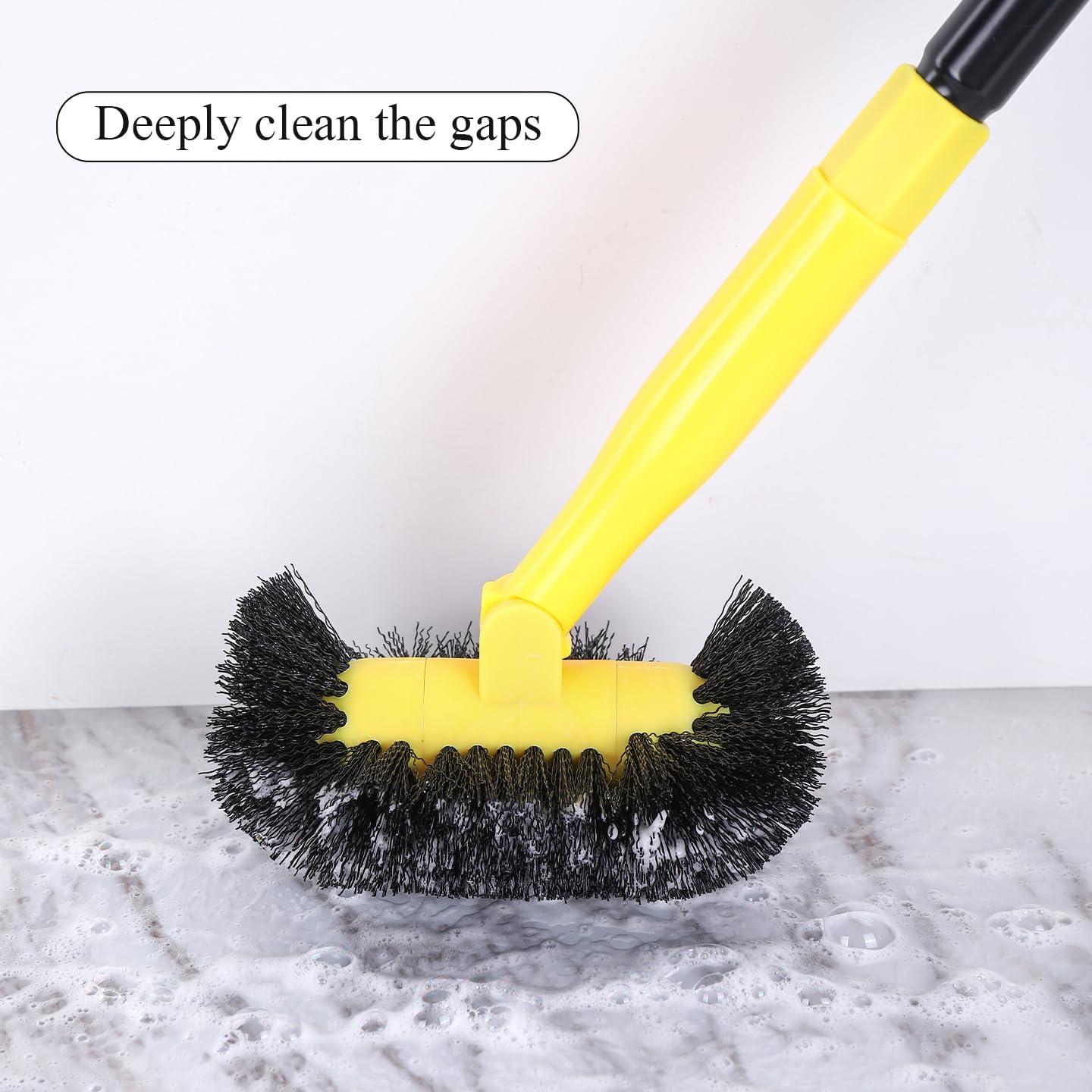 Cepillo de Limpieza de Juntas EtenSum con Mango Largo y Cerdas Duras