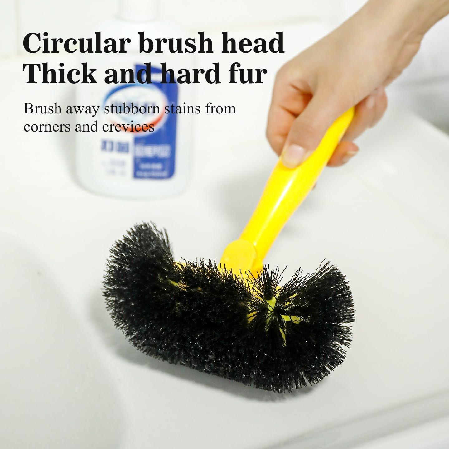 Cepillo de Limpieza de Juntas EtenSum con Mango Largo y Cerdas Duras