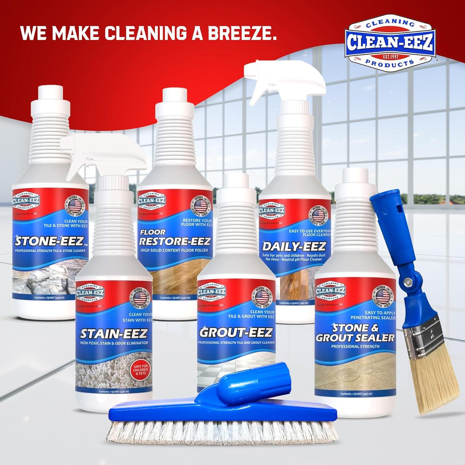 Kit de Cepillos para Lechada Clean-eez - Cerdas Curvadas y V