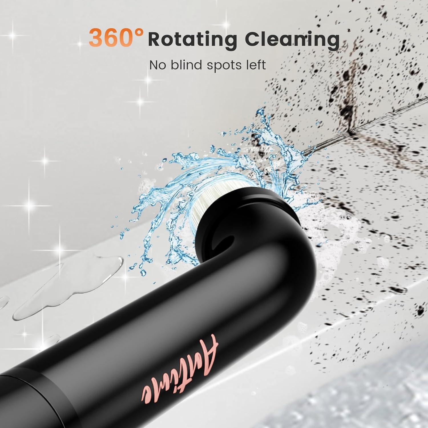 Cepillo Eléctrico Recargable Antime GH1003-C para Limpieza