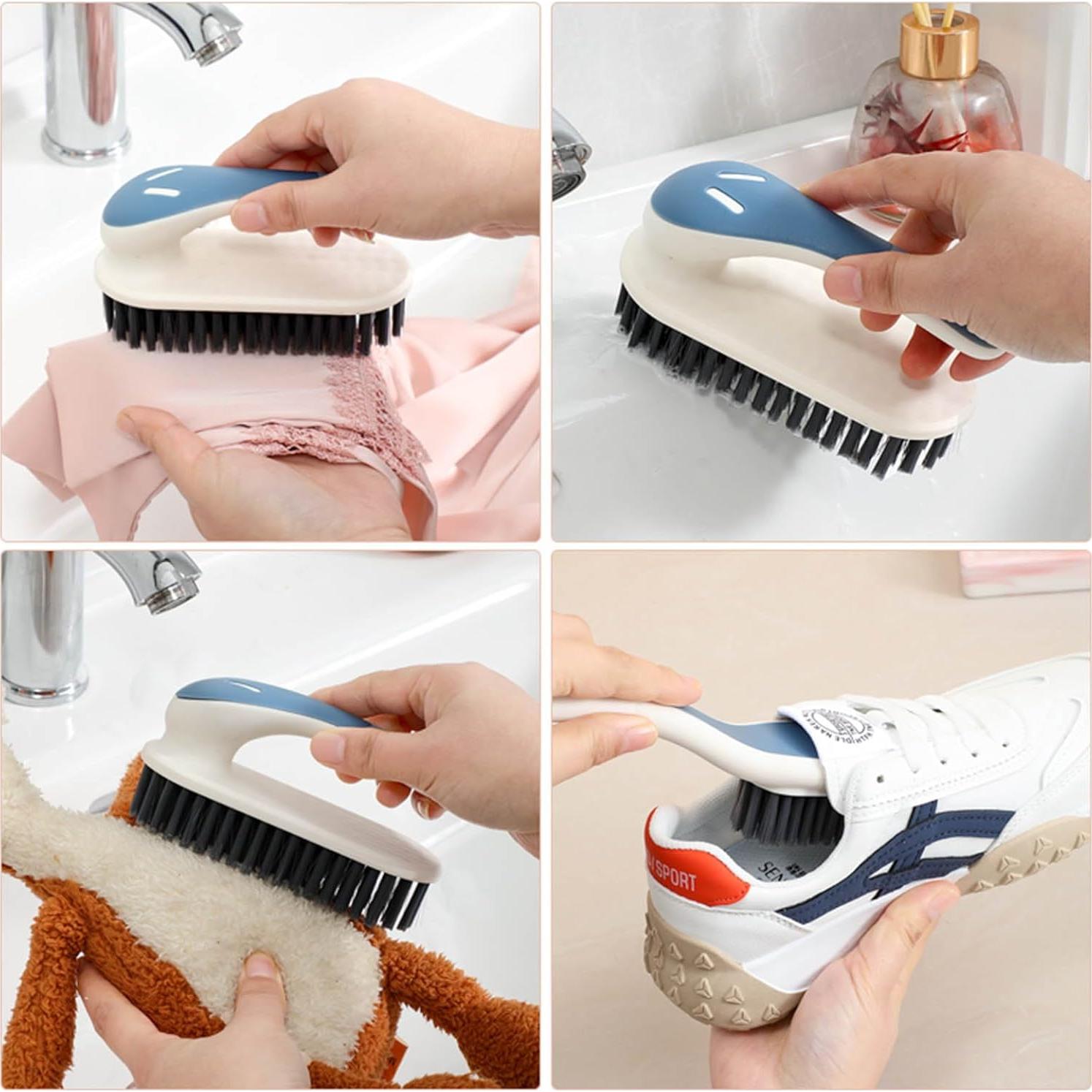 Juego de Cepillos de Limpieza Ganganmax 2 Piezas Azul